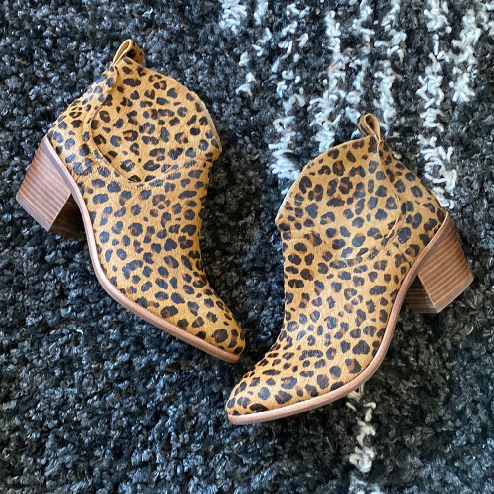 UGG Leopard Ankle Booties • NEW